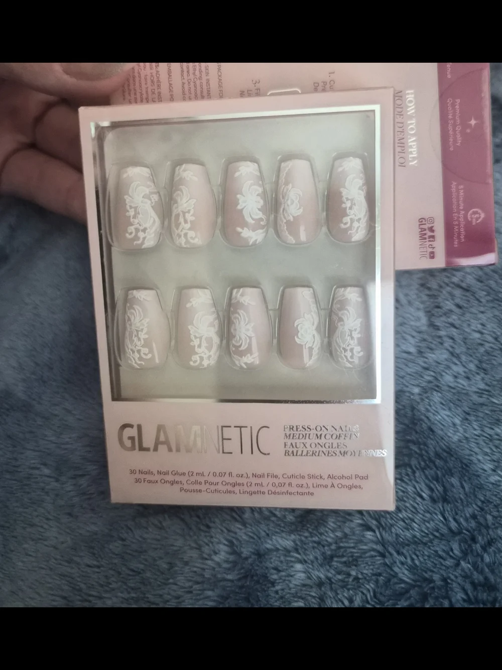 Lace Blush — Glamnetic Press On Nails